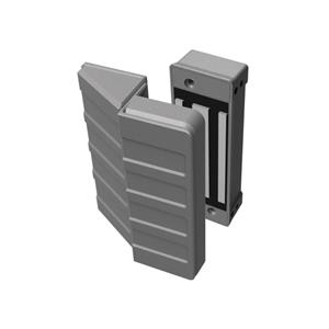 Fechadura de Eletroímã AGL AL600 , 12V , Anti Arrombamento , Alumínio , Fechamento Silencioso , Cinza 