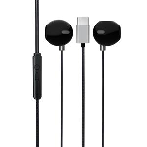 Fone de Ouvido EH101 Lecoo , Intra , USB-C , HIFI , Microfone HD , Redução de Ruído , Preto