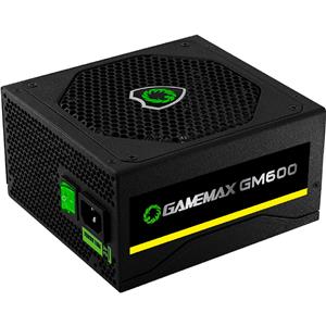 Fonte Gamemax GM600 , 600W , 80 Plus Bronze , PFC Ativo , Semi Modular , Preto