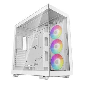 Gabinete Gamer DeepCool CH780 WH , Full Tower , Vidro Temperado , Sem Fonte , Com 3 Fans , ARGB , Branco