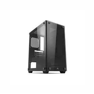 Gabinete Gamer C3Tech MT-G110BK , Mid Tower , Vidro Temperado Frontal e Lateral , Micro ATX , Preto
