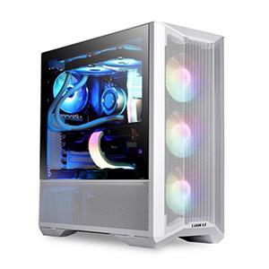 Gabinete Gamer Lian Li , Lancool II Mesh C RGB-S , Mid Tower , Vidro Temperado , Sem Fonte , Com 3 Fans RGB , Branco
