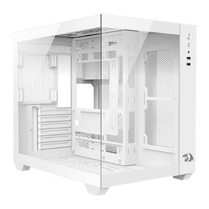 Gabinete Gamer Redragon Wideload , Sem Fan , Sem Fonte , Branco
