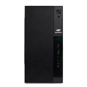 Gabinete C3Tech MT-31BK , Mid Tower , com Fonte 200W , Sem Fan , Preto