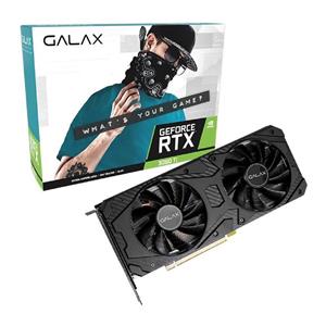 Placa de Vídeo Galax GeForce RTX 3060 Ti LHR (1-Click OC Feature) , 8GB , GDDR6 , 256-Bit , Preto
