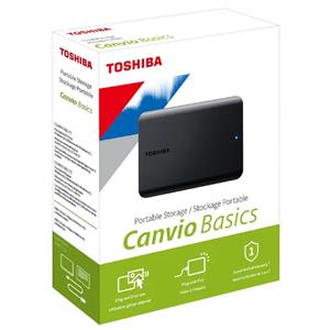 HD Externo Toshiba Canvio Basics , 1TB , USB 3.0 , Preto , HDTB510XK3AA