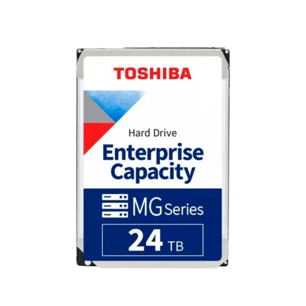 HD Interno Enterprise , 24TB , SATA III , 7200 RPM , 1TB Cache , 3,5" , Toshiba MG11ACA24TE