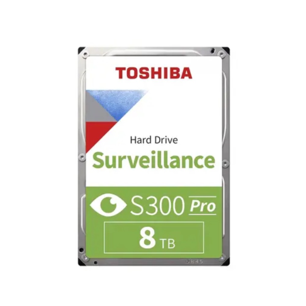 HD Interno para Vigilância , 8TB , S300 Pro , SATA III , 7200 RPM , 512MB,Toshiba MD10ADA800V