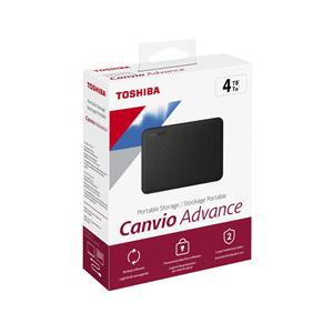 HD Externo Toshiba Canvio Advance , 4TB , USB 3.0 , Preto