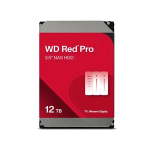 HD WD Red Pro , NAS , SATA 6 Gb/s , 7200 rpm , Cache 512 MB , 12TB , Vermelho