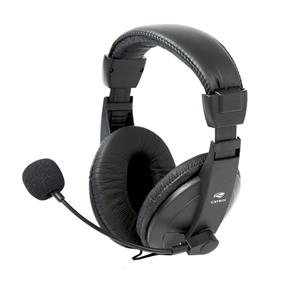 Headset C3Tech Voicer Comfort PH-60BK , Drivers 40mm , 3.5mm , Para PC e Notebook , Over-ear , Preto