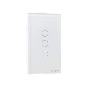 Interruptor Wi-Fi Intelbras EWS 1003 , Touch , 3 Botões , Branco