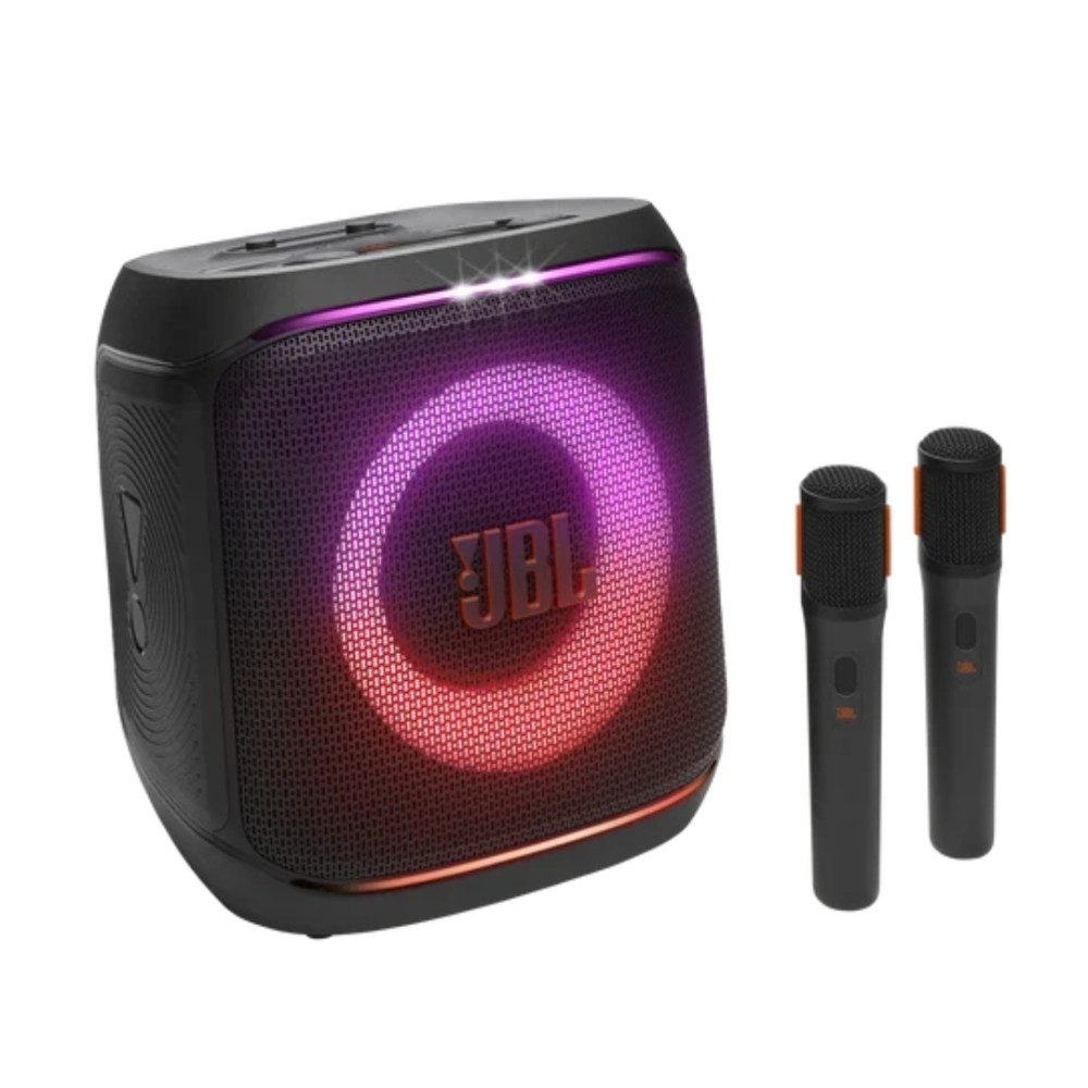 Caixa de Som Portátil JBL , PartyBox Encore 2 , 100W RMS , Bluetooth 5.4 , 15h , 2 Microfones , Preto