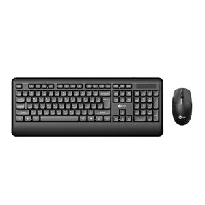 Kit Teclado e Mouse Sem Fio Lecoo KW202BK , ABNT2 , 1200 DPI , 3 Botões , Preto