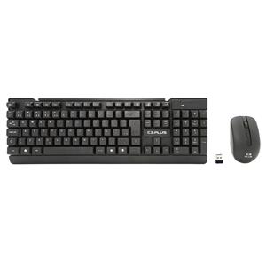 Kit Teclado e Mouse Sem Fio C3Plus K-W11BKV2 , ABNT2 , 1000 DPI , Preto