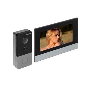 Kit Vídeo Porteiro Hikvision DS-KIS603-P(C) , 2MP , Tela , 7" , 1024 , Wi-fi