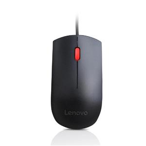 Mouse Lenovo Essential USB , 1600 DPI , Ergonômico , Preto
