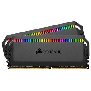 Memória DDR4 Corsair Dominator Platinum RGB , 16GB (2x 8GB) , 4800MHz , Preto
