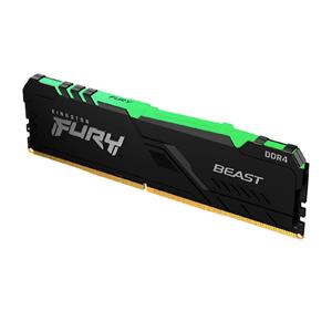 Memória DDR4 Kingston Fury Beast RGB, 8GB, 3200MHz, Preto 