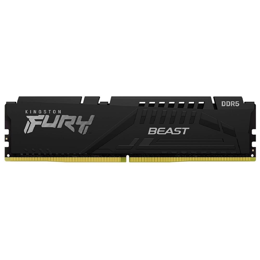 Memória DDR5 Kingston FURY Beast , 8GB , 6000MHz , Preto