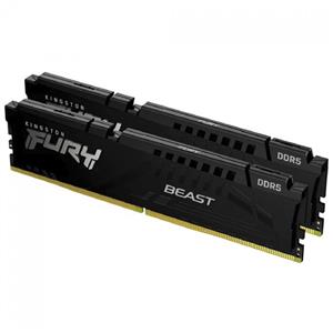 Memória DDR5 Kingston FURY Beast , 32GB (2x 16GB) , 5600MHz , Preto
