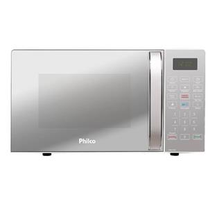 Micro-ondas Philco PMO23EB , 20L , 220V , 1100W , Espelhado , Branco