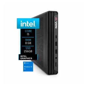 Mini PC Yon CPI9Y08S25W1 , Intel Core i5-10400T , 8GB DDR4 , SSD 256GB NVMe , Windows 10 Pro