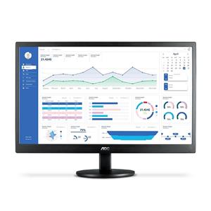 Monitor AOC E2270SWHEN 22" , Full HD , 60Hz , Low Blue Mode , HDMI e VGA , Preto