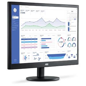 Monitor AOC 18.5" E970SWHNL , HDMI , VGA , 18.5" LED HD , 60Hz , Widescreen , Preto