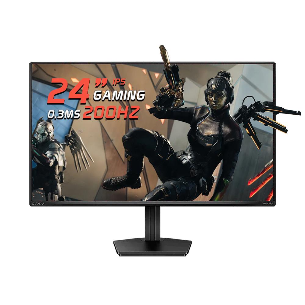 Monitor Gamer Philips Evnia 24M2N3200FQ/57 , LED 24" , IPS , 200 Hz , 0,3 ms , HDMI e DisplayPort