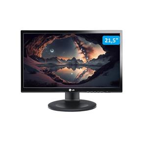 Monitor LG 22BN550Y-B 21.5" , Full HD , IPS , Pivot 90º , Ajustável , Flicker Safe , HDMI , D-Sub e Display Port , Preto