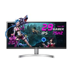 Monitor LG UltraWide LG 29' 29WK600-W , IPS , Full HD , 2560x1080 75Hz , HDMI e DisplayPort , FreeSync , Branco