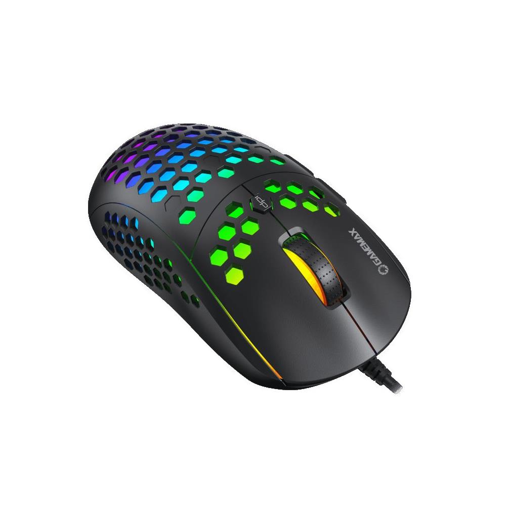 Mouse Gamer Gamemax MG8 , RGB , 6400 DPI , 6 Botões , USB , Preto