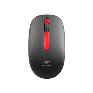 Mouse Sem Fio C3Tech M-W15RBK , 2.4GHz , DPI 1200 , 3 Botões , USB , Preto