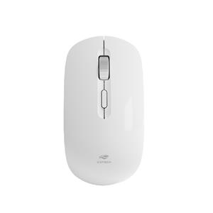 Mouse Sem Fio C3Tech M-W80WH , 1600 DPI , 4 Botões , Branco