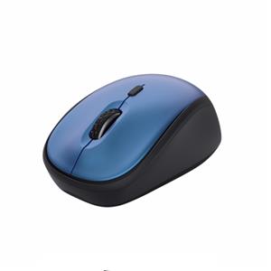 Mouse Trust Yvi+ Silent Wireless – Compacto , Silencioso , Sem Fio , Até 12 Meses de Bateria , 800/1600 DPI , Azul
