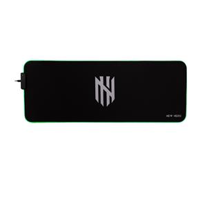 Mousepad Gamer New Hero Rapid , RGB , Extra Grande , 80x30cm , Preto