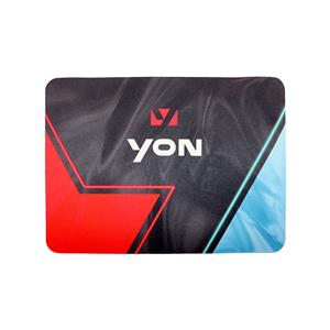 Mousepad YON-01 Antiderrapante , Vermelho , Preto e Azul