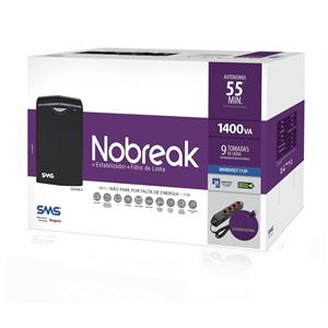Nobreak SMS Station II 1400va Monovolt 115V 6 Tomadas