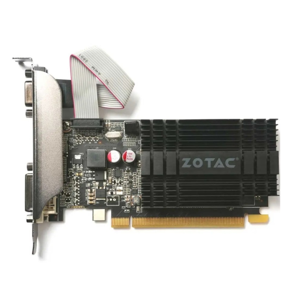 OPENBOX Placa de Vídeo Zotac GeForce GT 710 , 2GB DDR3 , 64-bit , HDMI , Preto , ZT-71302-20L
