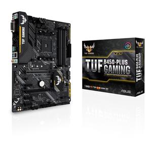 OpenBox Placa Mãe Asus TUF B450-Plus Gaming , Chipset B450 , AMD AM4 , ATX , DDR4