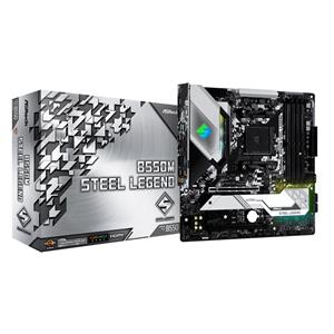 OPENBOX Placa Mãe ASRock B550M Steel Legend , Chipset B550 , AMD AM4 , mATX , DDR4