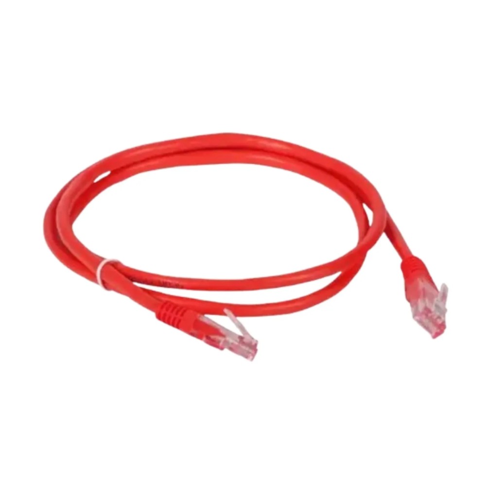 Cabo de Rede Prysmian Patch Cord CAT6 , U/UTP , LSZH , 24 AWG , RJ45 , 1,5 Metros , Vermelho , 10718537