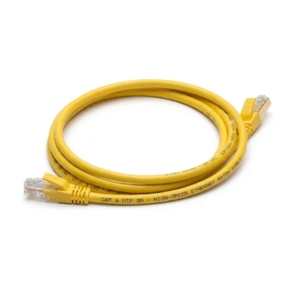 Cabo de Rede Prysmian Patch Cord CAT6 , UUTP , LSZH , 24 AWG , RJ45 , 1,5 Metros , Amarelo , 10718557