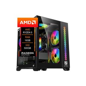 PC Gamer AMD Ryzen 5 5600GT , AM4 , 16GB DDR4 (2x8GB) , SSD 500GB NVMe , Preto