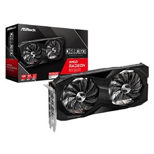 Placa de Vídeo ASRock Radeon RX 6600 Challenger D , 8GB , GDDR6 , 128-Bit , Preto