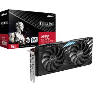 Placa de Vídeo ASRock Radeon RX 7900 GRE Challenger OC , 16GB , GDDR6 , 256-Bit , Preto