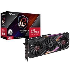 Placa de Video ASRock Radeon RX 7900 XT Phantom Gaming OC , 20GB , GDDR6 , 320-Bit , Preto
