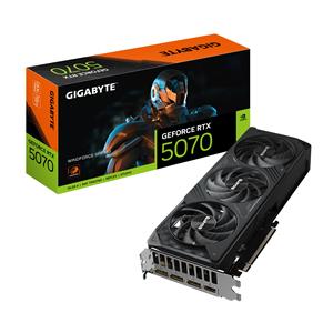 Placa de Vídeo Gigabyte GeForce RTX5070 WindForce SFF , 12GB , 192 -Bits , GDDR7 , Ray Tracing , DLSS