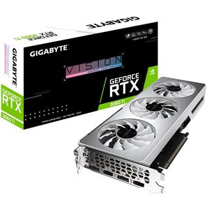 Placa de Vídeo Gigabyte GeForce RTX 3060 Ti Vision OC , 8GB , GDDR6 , 256-Bit , RGB , Branco